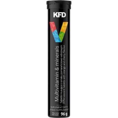 KFD Nutrition Multivitamin & Minerals Effervescent [24 ефервесцентни таблетки] Череша с портокал
