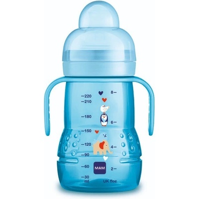 Mam fľaša trainer modrá 220 ml