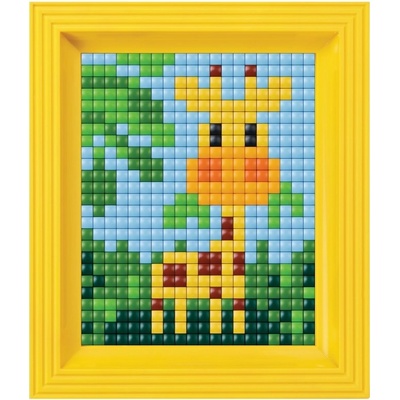 Креативен комплект с рамка и пиксели Pixelhobby - XL, Жираф (12019)