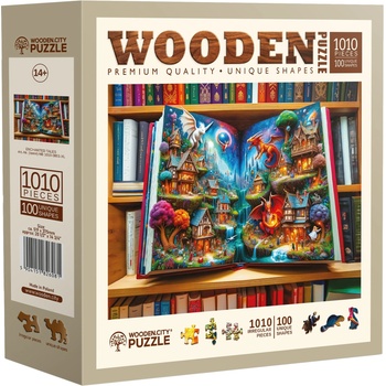 Wooden City Дървен пъзел Wooden City от 1010 части - Омагьосани приказки (NB 0801-XL)