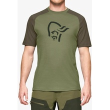 Norrona femund pureUll T-shirt olivová