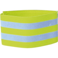 Páska reflexná elastická na suchý zips žltá