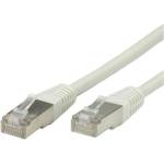 Roline Пач кабел, Roline, FTP, Cat. 5e, AWG26, 15m, сив (21.99.0115)