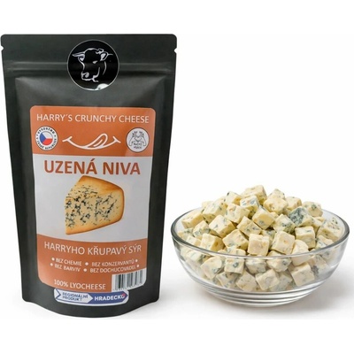 HARRYHO KŘUPAVÉ SÝRY Křupavý sýr Niva Uzená 100 g