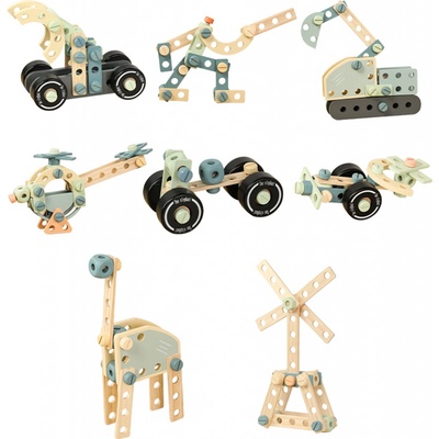 Aga4Kids Dřevěná stavebnice 89 ks