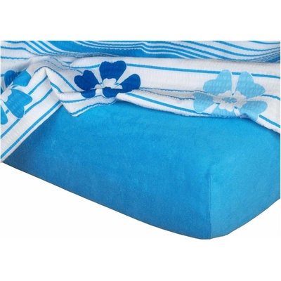Dadka froté prostěradlo denim 220x220x15