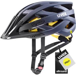 uvex i-vo cc MIPS bicycle helmet, midnight silver matt, 52-57 cm - S413613 (S413613)