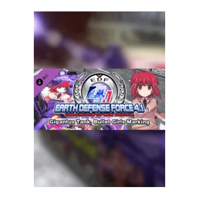 EARTH DEFENSE FORCE 4.1: Gigantus Tank, Bullet Girls Marking