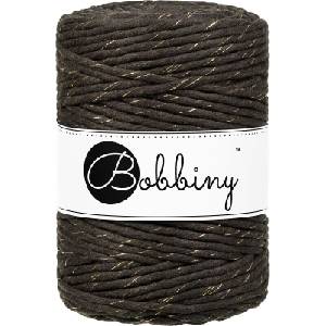 Bobbiny Macrame Cord 5 mm 100 m Golden Espresso юта (MX-E106)