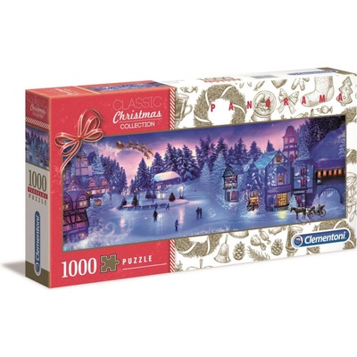 Clementoni panorama Sváteční kolekce B 39582 1000 dílků