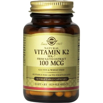 Solgar Хранителна добавка Витамин К 2 , Solgar Vitamin K2 100mg 50 caps