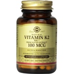 Solgar Хранителна добавка Витамин К 2 , Solgar Vitamin K2 100mg 50 caps