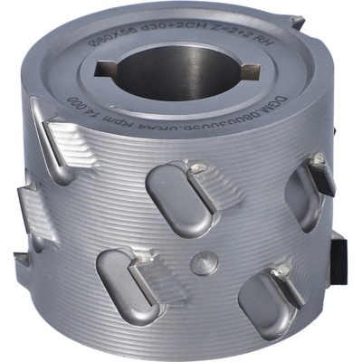 Diamantová frézovací hlava do olepovačky DGM 80x45 d=30+2CH, Z=3+3 (18), DIA=4,5 RH SYM