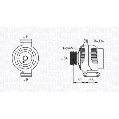 generátor MAGNETI MARELLI 063358061010