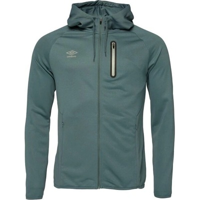 Umbro SPORTSWEAR FULL ZIP HOODIE mikina se zipem tmavě zelená