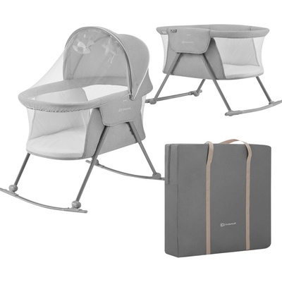 Kinderkraft postieľka Lovi Classic sivá