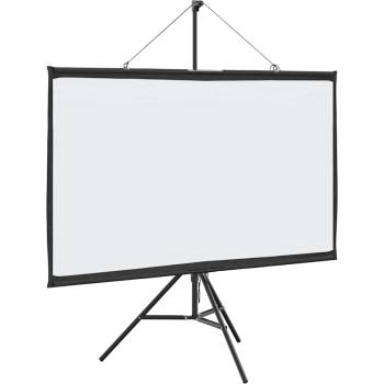 vidaXL Проекционен екран със статив 72 инча 16: 9 (4101047)