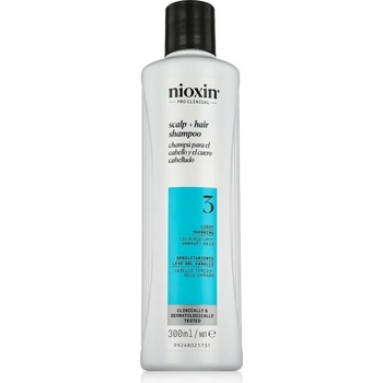 Nioxin System 3 Scalp + Hair Shampoo čisticí šampon pro barvené řídnoucí vlasy 300 ml
