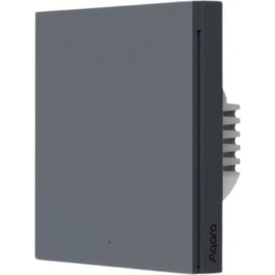 Wall Switch H1 No Neutral Тъмносив единичен (WS-EUK03-G)