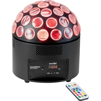 Eurolite 51918860 PowerDome 200 DMX LED efektový reflektor Počet LED:20 10 W