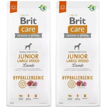 Brit Care Hypoallergenic Junior Large Breed Lamb 2 x 12 kg