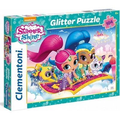 Clementoni Glitter Shimmer a Shine 104 dílků