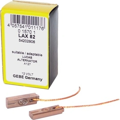 GEBE - IKA Germany Sada uhlíků alternátoru Lucas 24158, LAX82