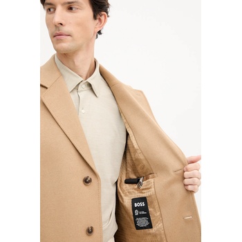 HUGO BOSS Вълнено палто boss в бежово 50549187 (50549187)