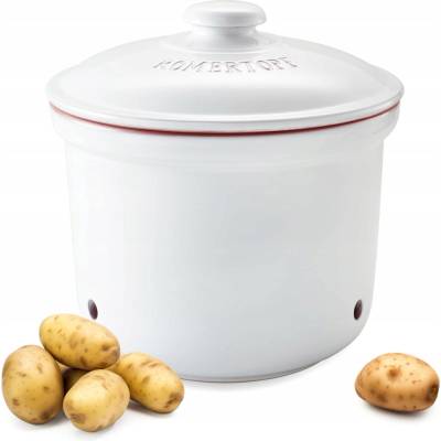 Römertopf Keramická Nádoba Hrnec na brambory 3 kg Bílá Maxi Plus