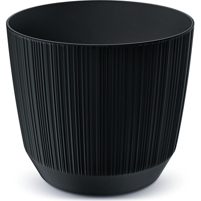 Prosperplast Květináč RYFO antracit 10,7 cm
