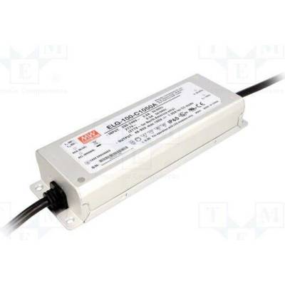 MEAN WELL ELG-100-C1050A Napájecí zdroj: spínaný; LED; 100W; 48÷95VDC; 525÷1050mA; IP65