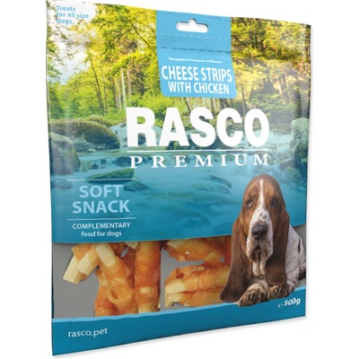 RASCO Premium prúžky sýru obalené kuraciecím mäsom 500 g