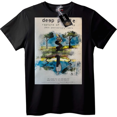 NOONEBRAND Тениска Deep Purple 20-годишнина - M, Black