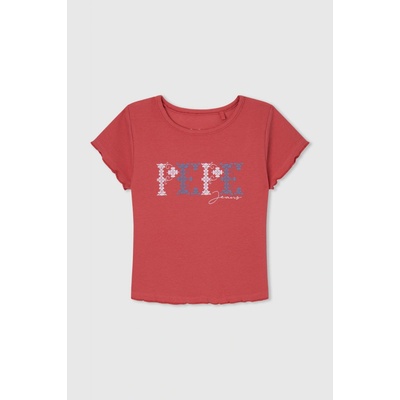 Pepe Jeans Dívčí tričko NATALIE červená