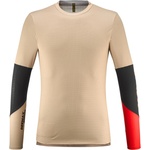 Mavic Мъжка фланелка с дълъг ръкав за колоездене Mavic Deemax Enduro Pro L/S Jersey Cycling jersey - White Pepper / Spicy Orange - размер XXL (056-3619-0314)