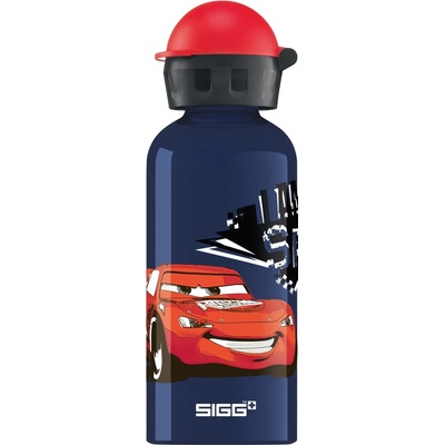 SIGG Детска бутилка за вода Sigg Kid's Aluminium Water bottle - Cars Speed - размер 0, 4 l (533-1019-0711)