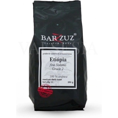 BARZZUZ Etiópia Sidamo Grade 2 zrnková 200 g