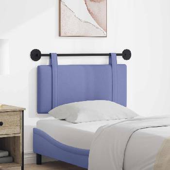 vidaXL Висяща табла Едноцветен Дънково син 100 x 55 x 5 см текстил (42031357)