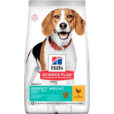 Hill's Canine Perfect Weight Medium - 12кг