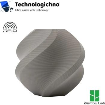 Bambu Lab PLA Basic Bambu Gray With Spool (A00-D0-1.75-1000-SPL)