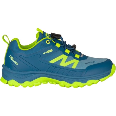 Детски мултиспорт обувки Trollkids Kid's Sirdal Hiker Low Multisport shoes - Petrol / Dolphin Blue / Lime - размер 34 (EU) (702-4128-0317)