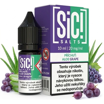 Sic! Salts Aloe Grape 10 ml 20 mg