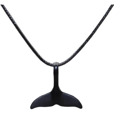 Amparo Miranda Přívěsek Velrybí ploutev N0106 Black