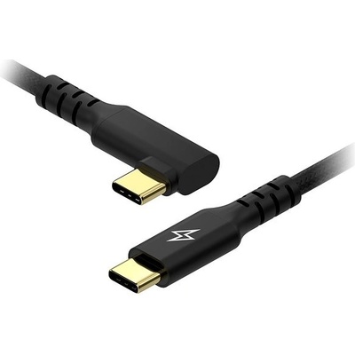 AlzaPower APW-CBTC2002A9B 90AluCore USB-C to USB-C 2.0, 100W, 2m, černý