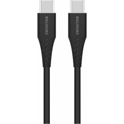 Swissten 71506550 TPE USB-C/USB-C POWER DELIVERY 5A (100W), 2,5m, černý