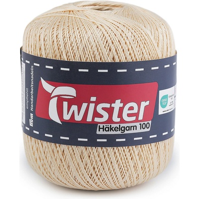 Stoklasa Bavlněná příze háčkovací Häkelgarn 100 g Balení: 1 ks, Varianta: 2 (020) béžová světlá 2 (020) béžová světlá