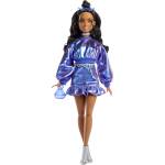 Barbie Кукла Barbie Deluxe Style - Син тоалет с металически ефект (JFP42)