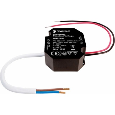 Deko-Light LED-napájení OCTO, CV, Mini 12V/12W konstantní napětí 0-1000 mA IP65 12V DC 12,00 W 862229