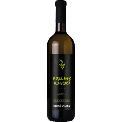 Dobrá Vinice Ryzlink rýnský 2016 12,5% 0,75 l (holá láhev)