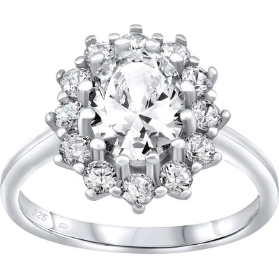 SILVEGO Stříbrný prsten Cesaria s Brilliance Zirconia JJJR985